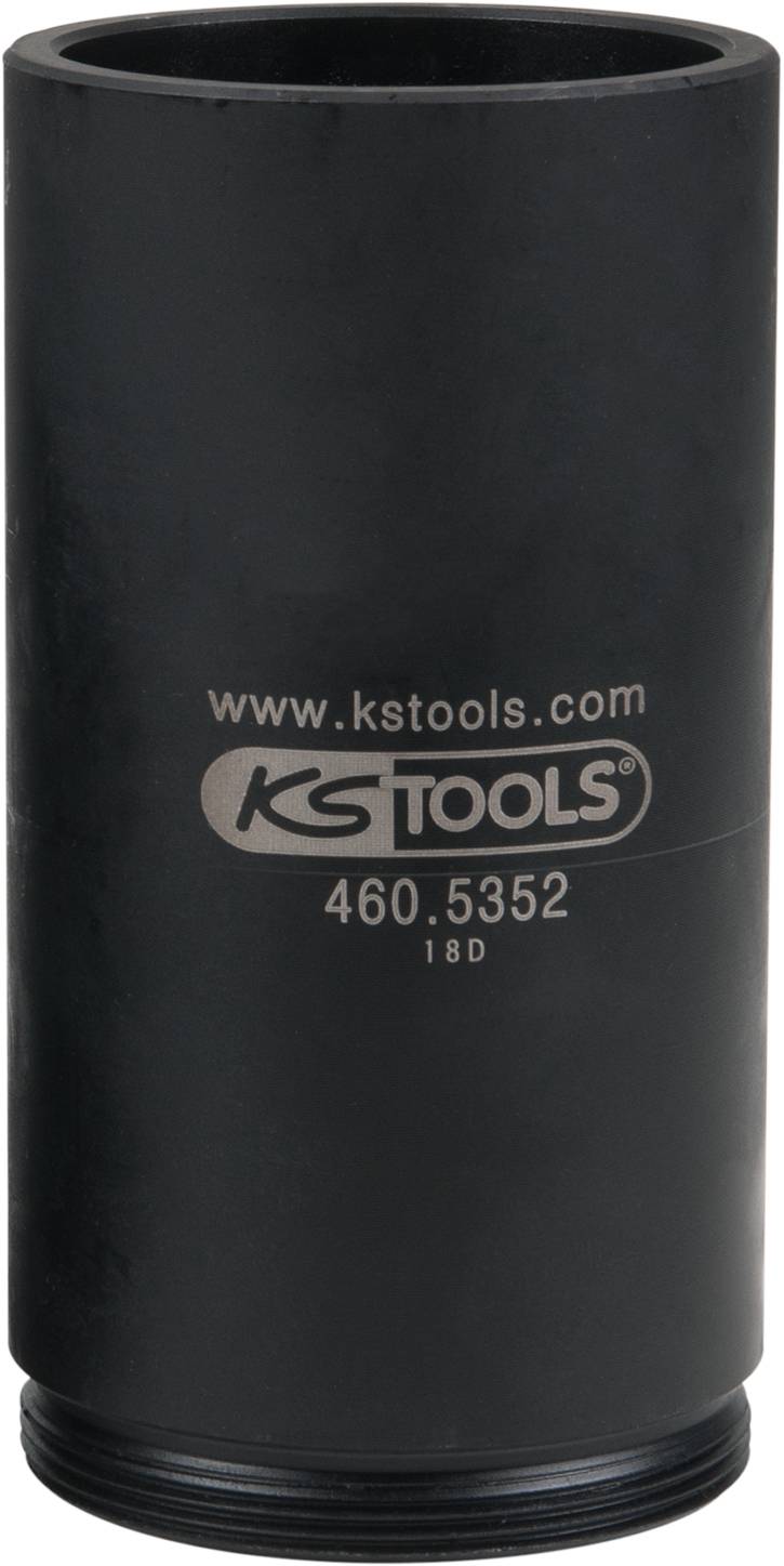 Zylindrisches Werkzeug von KS Tools, Produktnummer 460.5352, schwarzes Material, möglicherweise für mechanische Anwendungen.