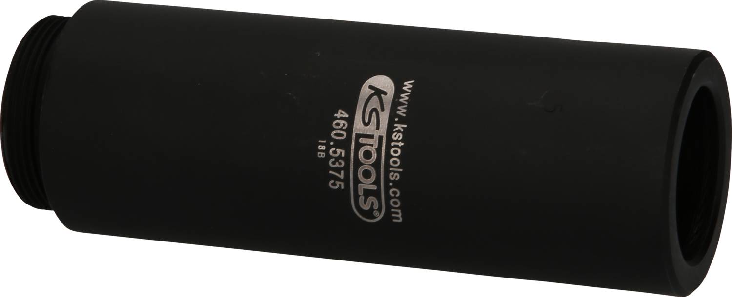 Ein schwarzer Werkzeugschaft aus Metall mit der Aufschrift 'ks tools'.