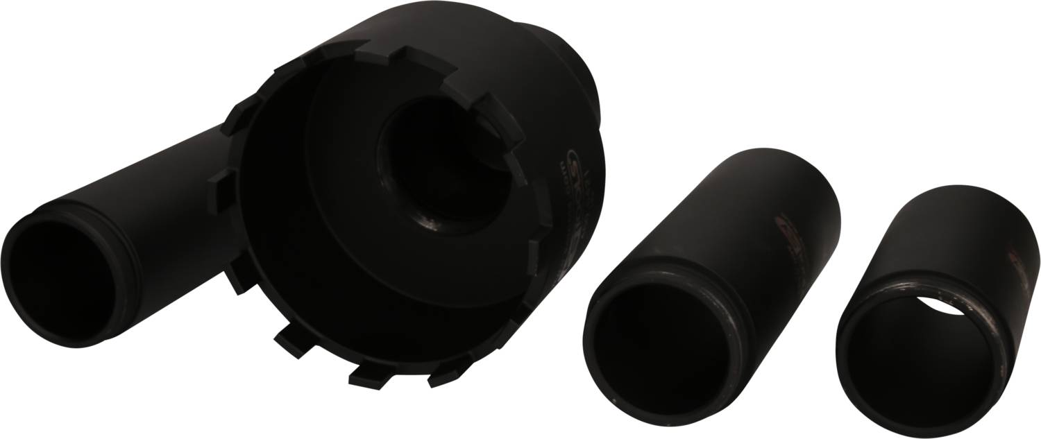 KS Tools Nutmuttern-Schlüssel-Satz mit 3 Führungsrohren für Mercedes, Ø 105,5mm , 4-tlg 460.5420