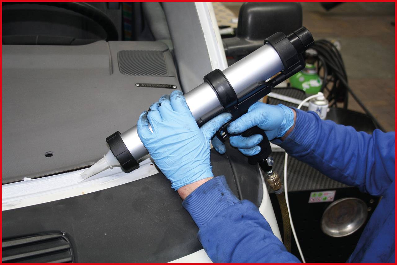 Druckluft-Kartuschen-Pistole 600 ml KS Tools 515.1985