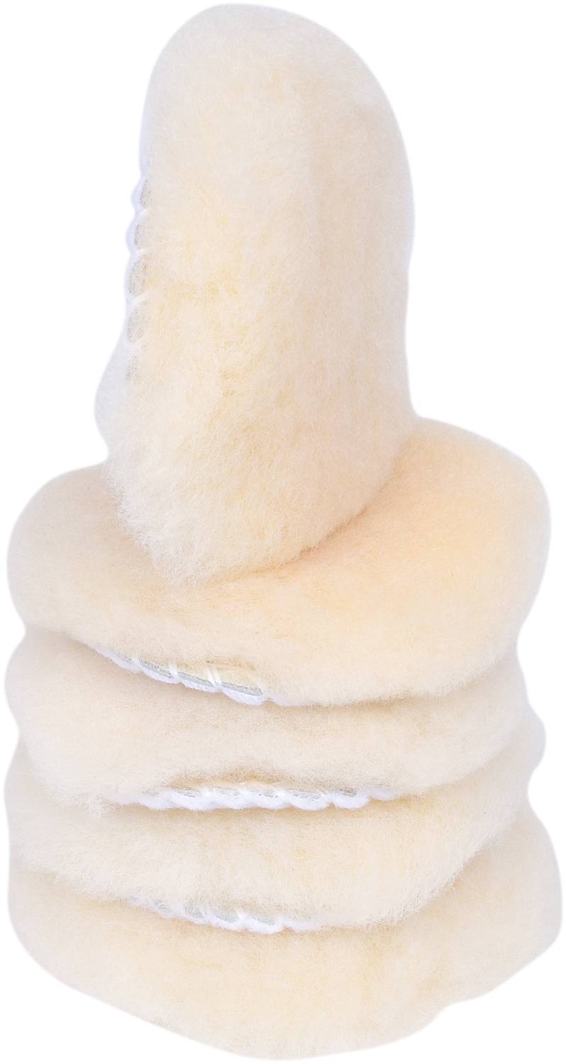 KS Tools Polierpad Lammfell, Ø 80,0mm, 5er Pack 515.5124