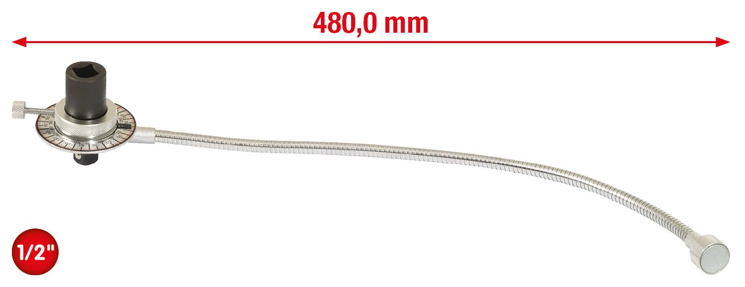 KS Tools 1/2" Drehwinkelmessscheibe, Magnet 516.1195