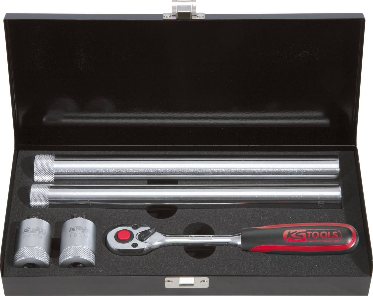 KS Tools 517.1140 3/8" Drehmoment-Zündkerzen-Einschraubwerkzeug-Satz, 5-tlg