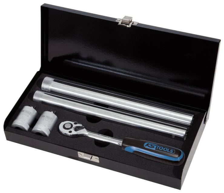 KS Tools 517.1140 3/8" Drehmoment-Zündkerzen-Einschraubwerkzeug-Satz, 5-tlg