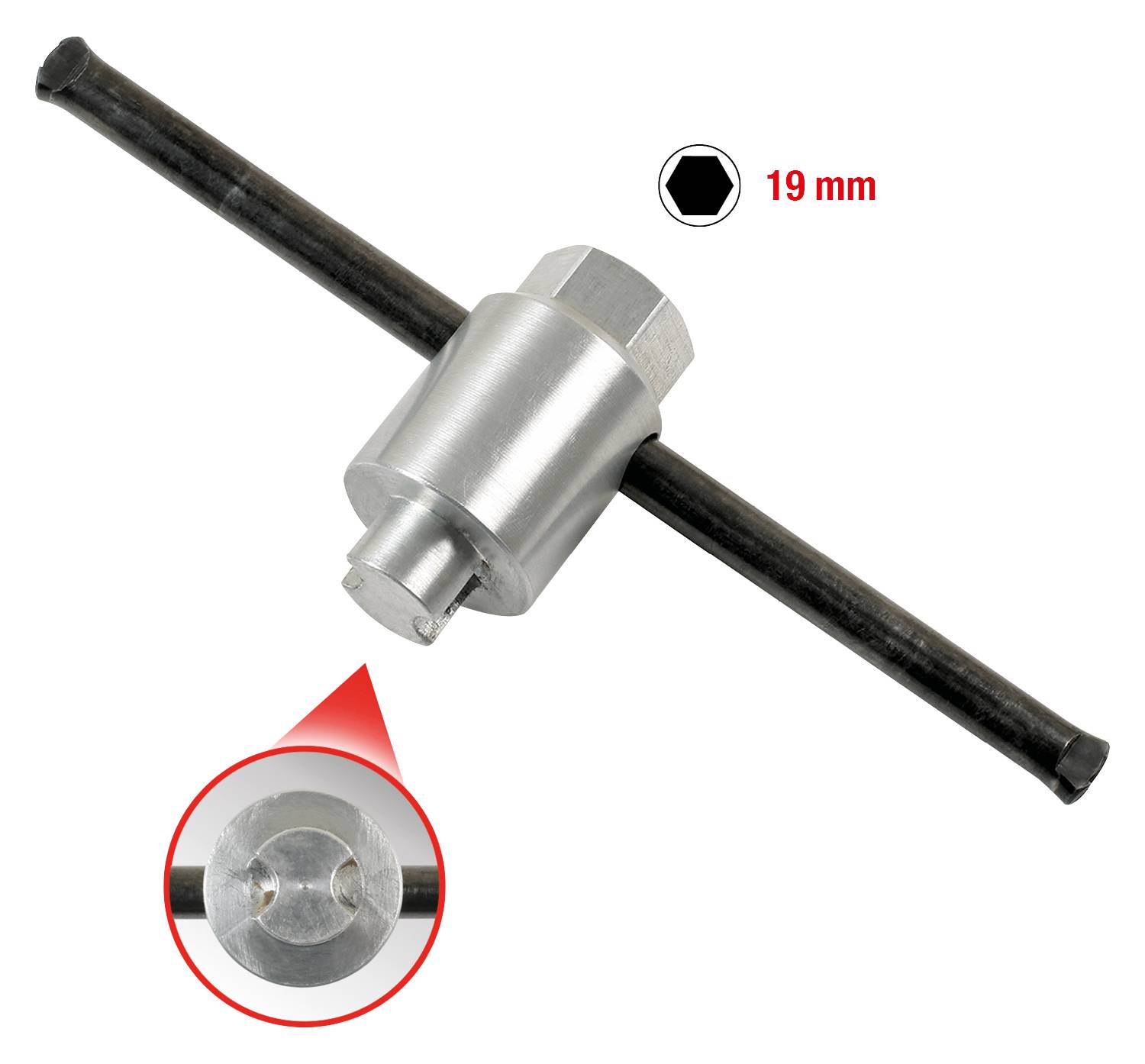 KS Tools 550.1284 Harnstoff-Ablassschlüssel für AdBlue®-Tank, 19mm