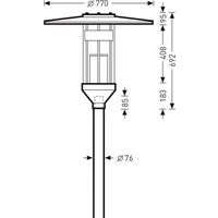 Trilux 9811IA-LRA 6499440 LED-Mastleuchte 25W Leuchtfarben: Neutralweiß Trilux 9811IA-LRA 6499440 LED-Mastleuchte 25W Leuchtfarben: Neutralweiß