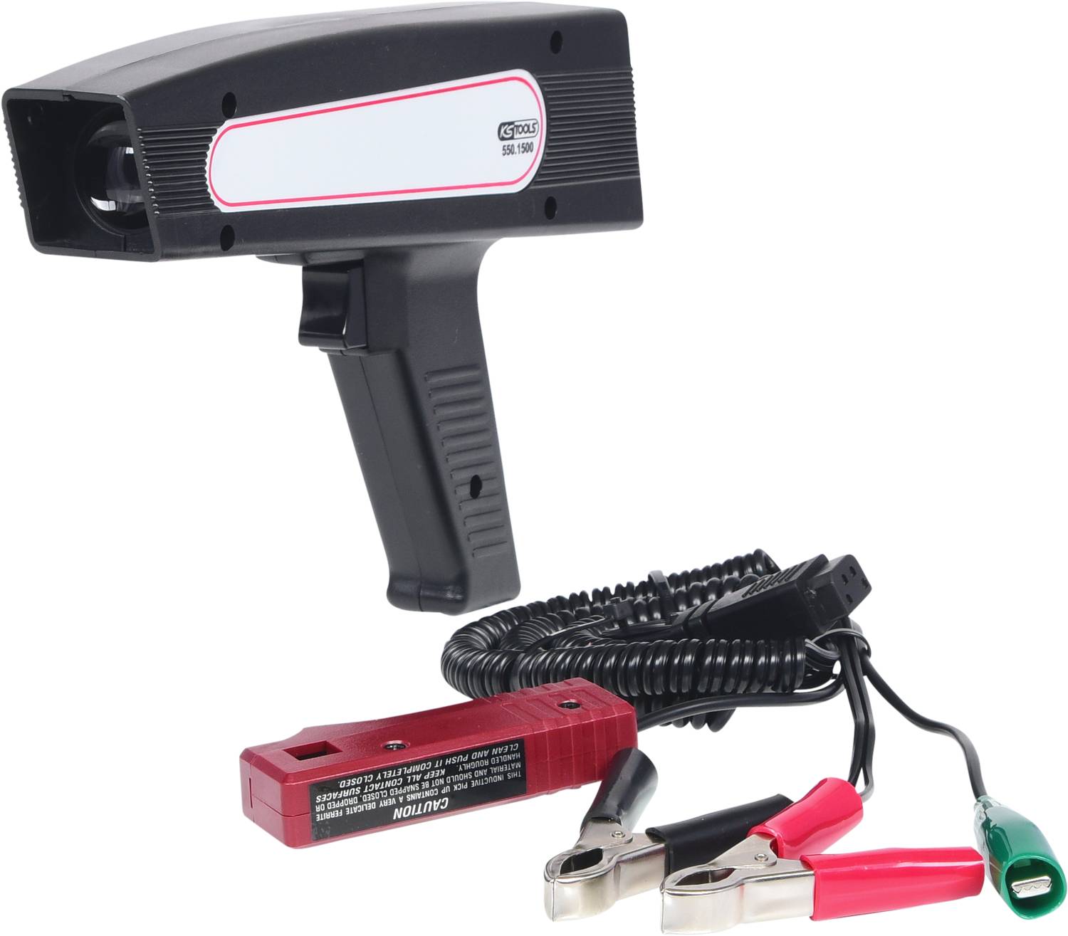 KS Tools 550.1500 Digitale Zündzeitpunktpistole (Stroboskop) mit LED-Anzeige