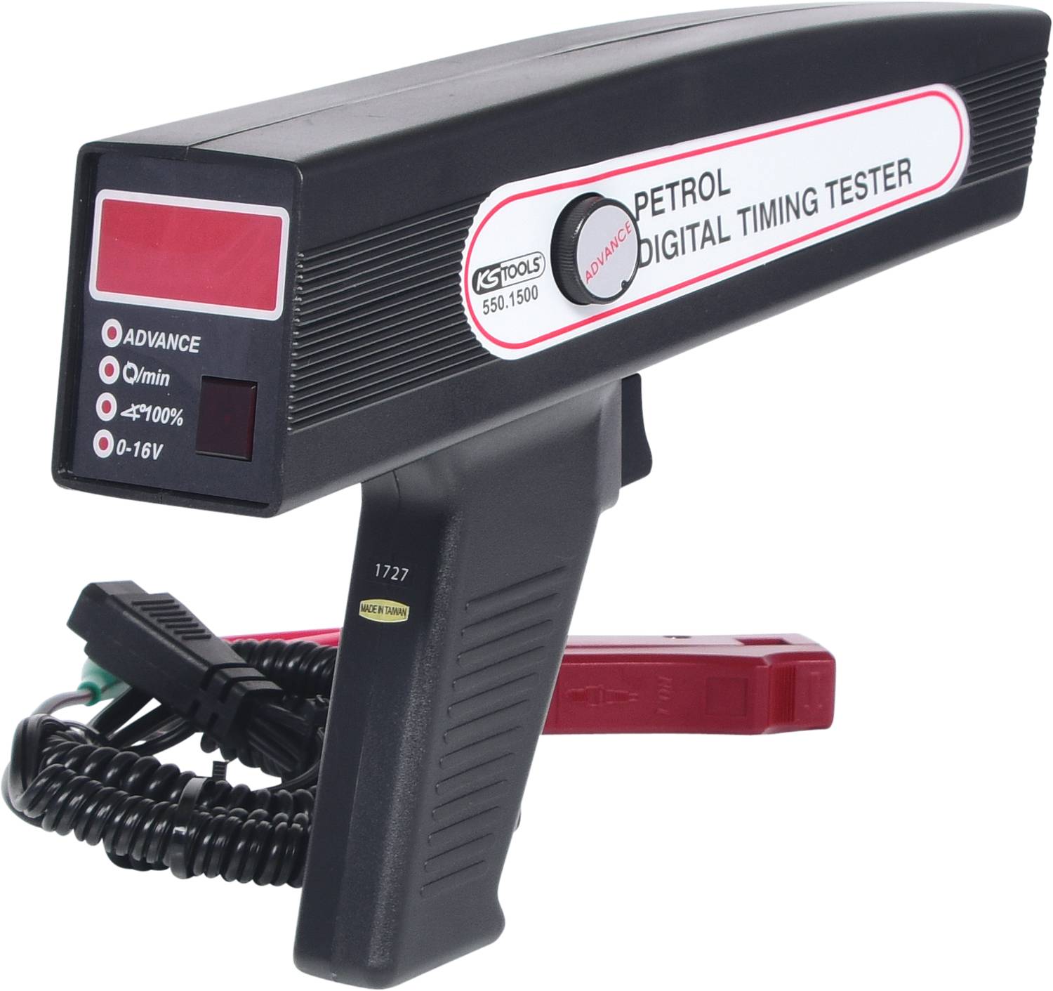 KS Tools 550.1500 Digitale Zündzeitpunktpistole (Stroboskop) mit LED-Anzeige