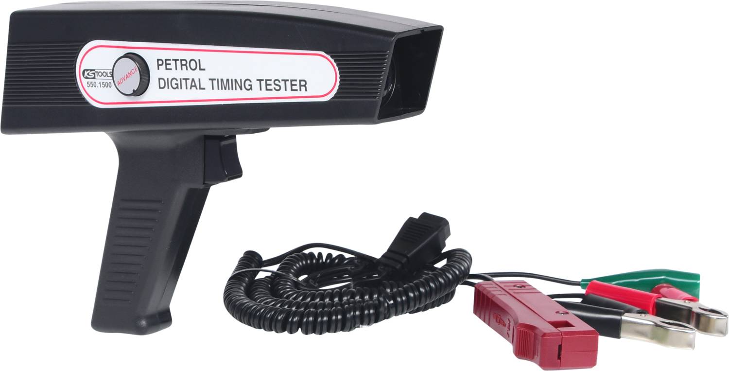 KS Tools 550.1500 Digitale Zündzeitpunktpistole (Stroboskop) mit LED-Anzeige