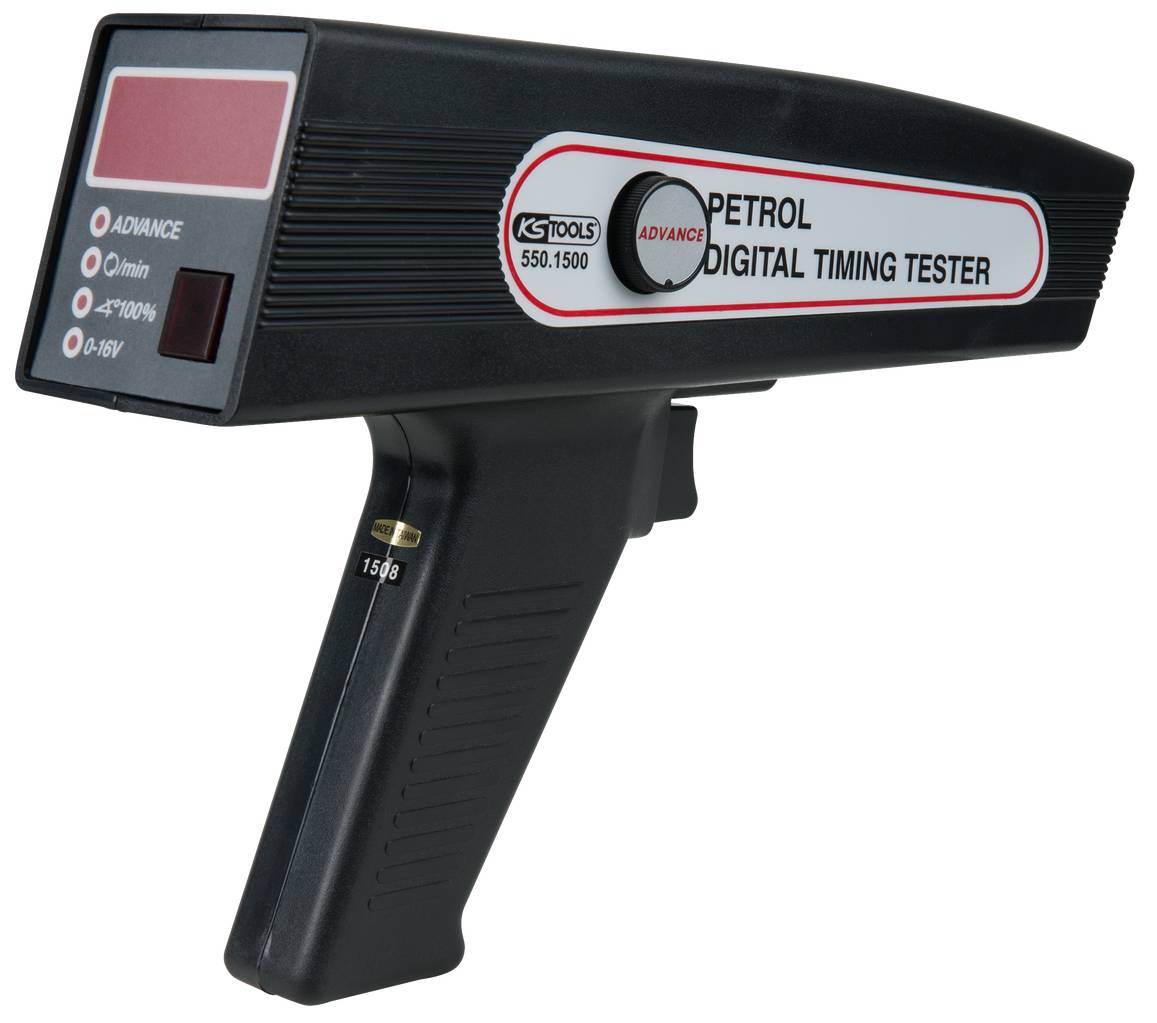 KS Tools 550.1500 Digitale Zündzeitpunktpistole (Stroboskop) mit LED-Anzeige