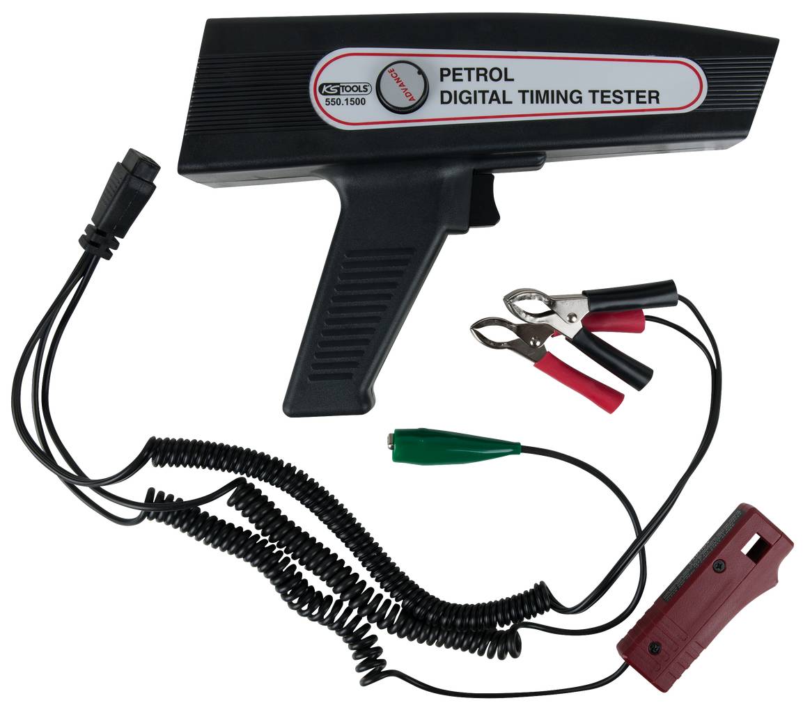 KS Tools 550.1500 Digitale Zündzeitpunktpistole (Stroboskop) mit LED-Anzeige