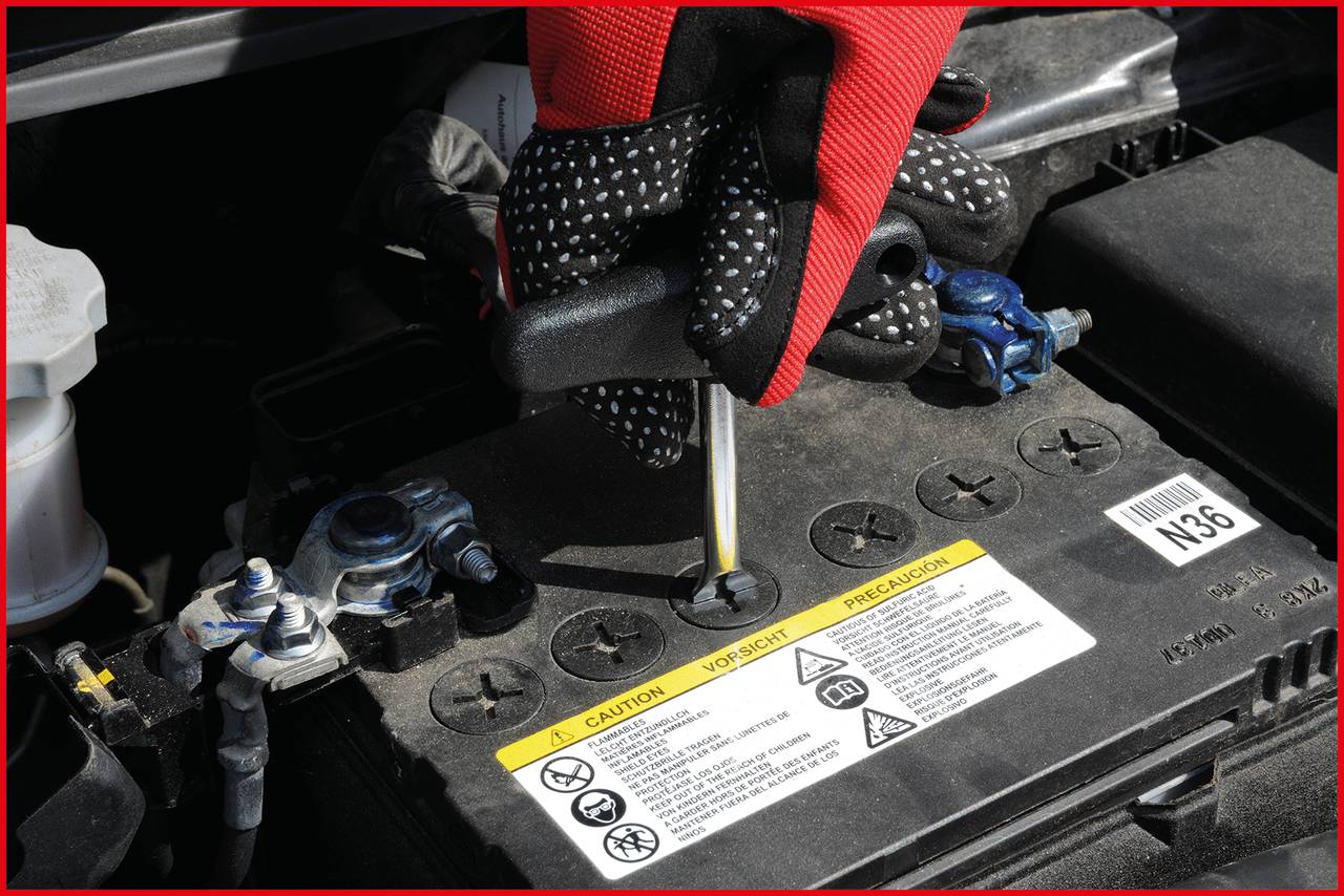 Batteriestopfen-Dreher mit T-Griff KS Tools 550.1682