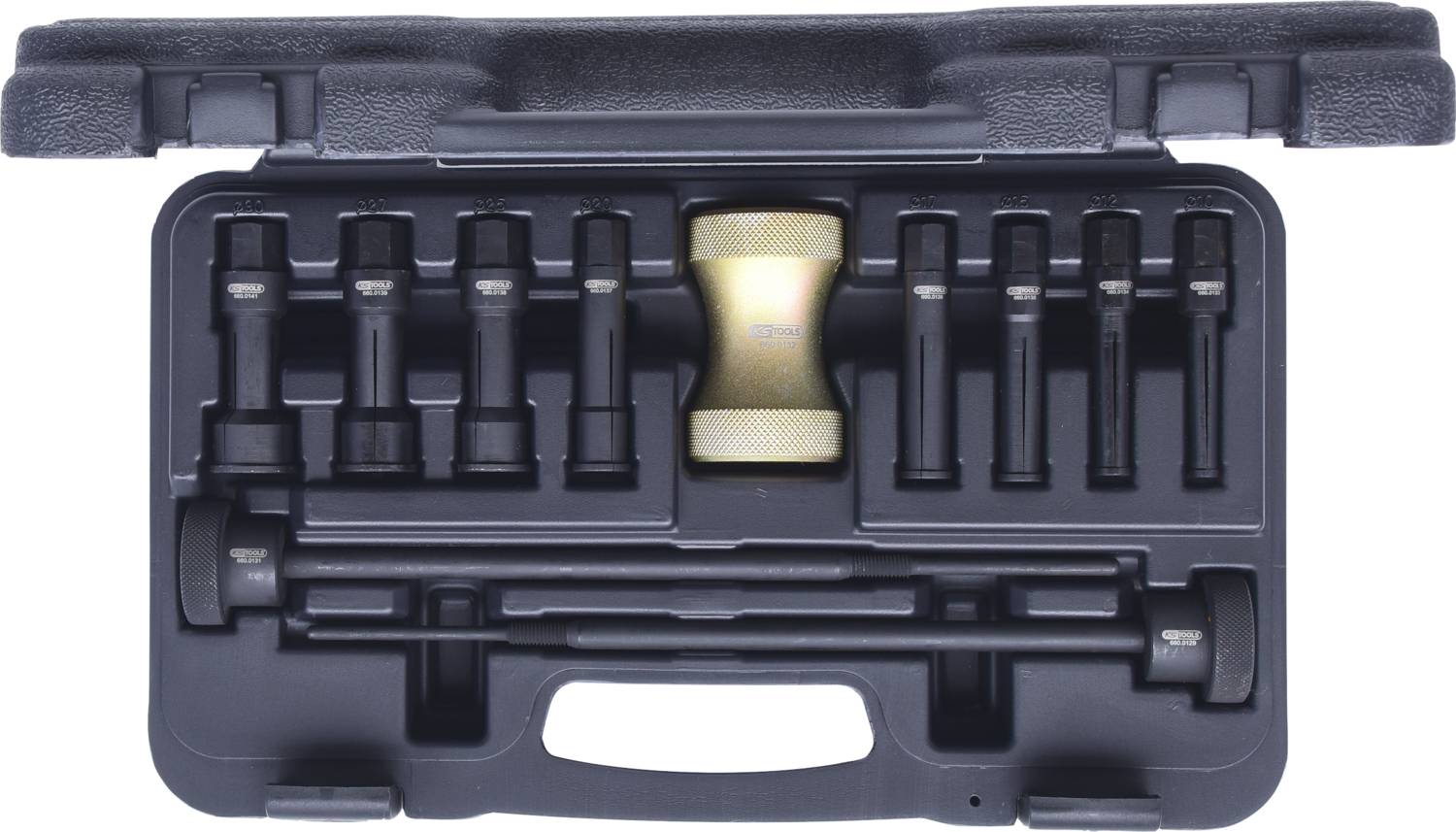 KS Tools Präzisions-Innenlager-Auszieher-Satz Ø 10 - 30 mm, 11-tlg 660.0009