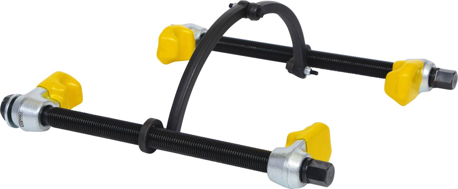 KS Tools Federspanner mit Sicherheitsbügel, kunststoffbeschichteten Haken, 240mm 670.0031