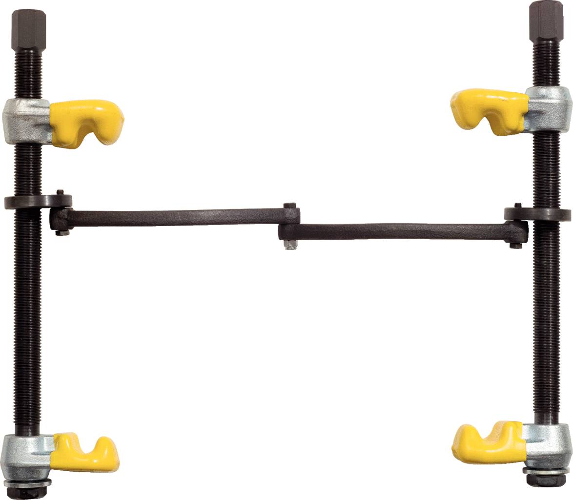 KS Tools Federspanner mit Sicherheitsbügel, kunststoffbeschichteten Haken, 240mm 670.0031