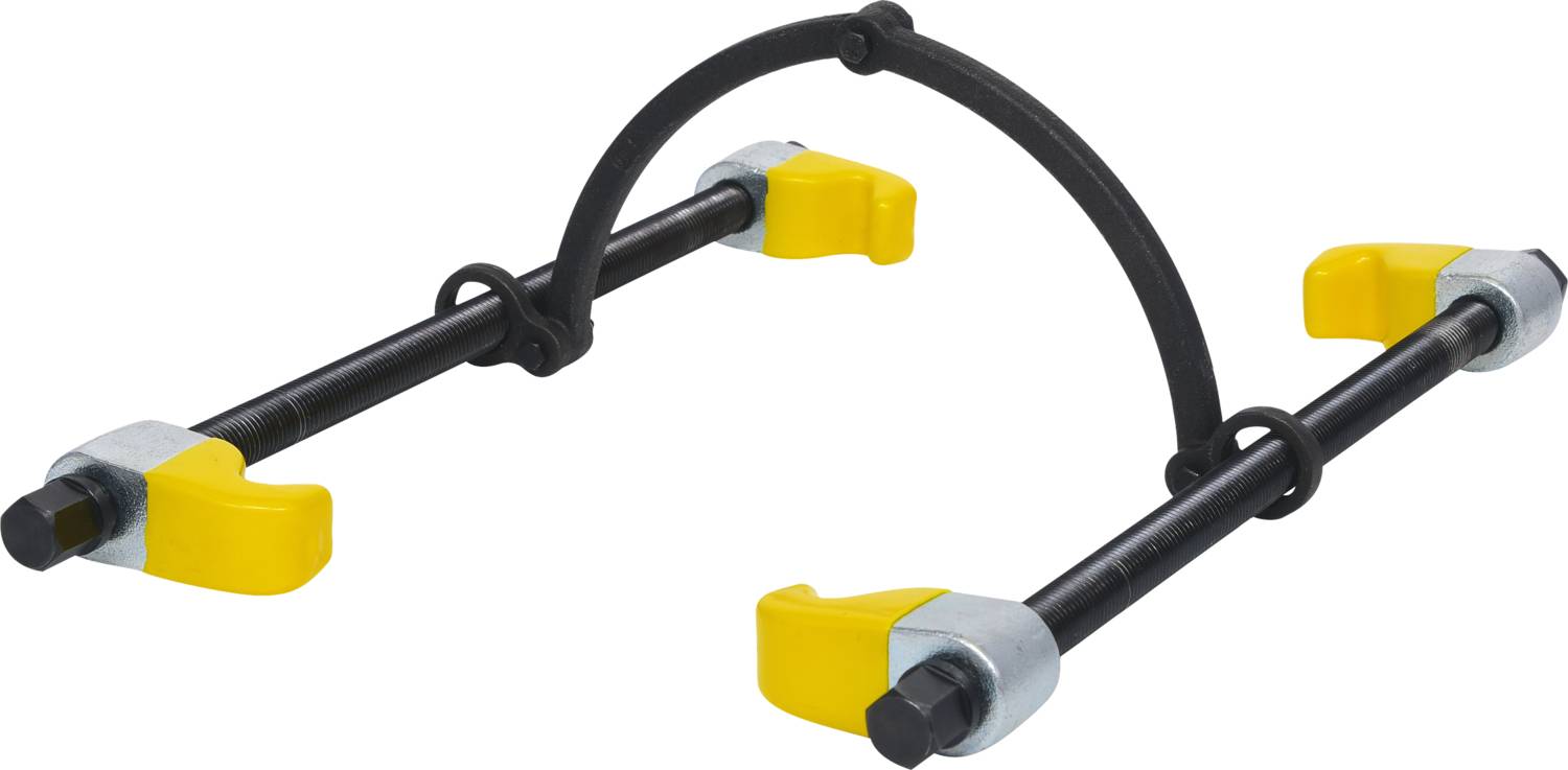 KS Tools Federspanner mit Sicherheitsbügel, kunststoffbeschichteten Haken, 300mm 670.0051