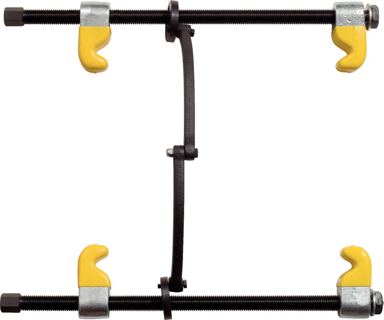 KS Tools Federspanner mit Sicherheitsbügel, kunststoffbeschichteten Haken, 300mm 670.0051