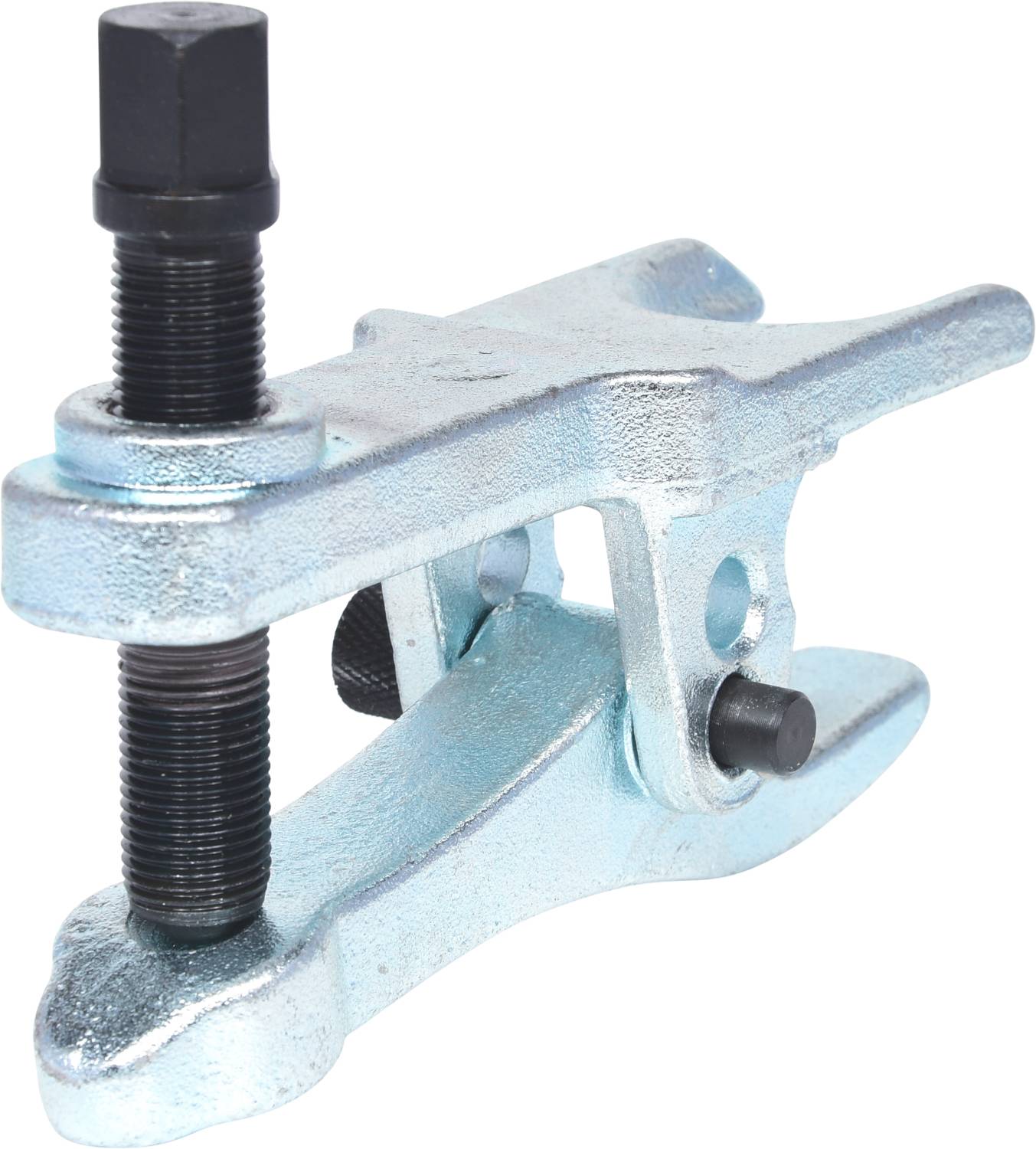 Ein Metallabzieher mit Schraubmechanismus. Er wird verwendet, um fest sitzende Teile wie Riemenscheiben oder Zahnräder zu entfernen.