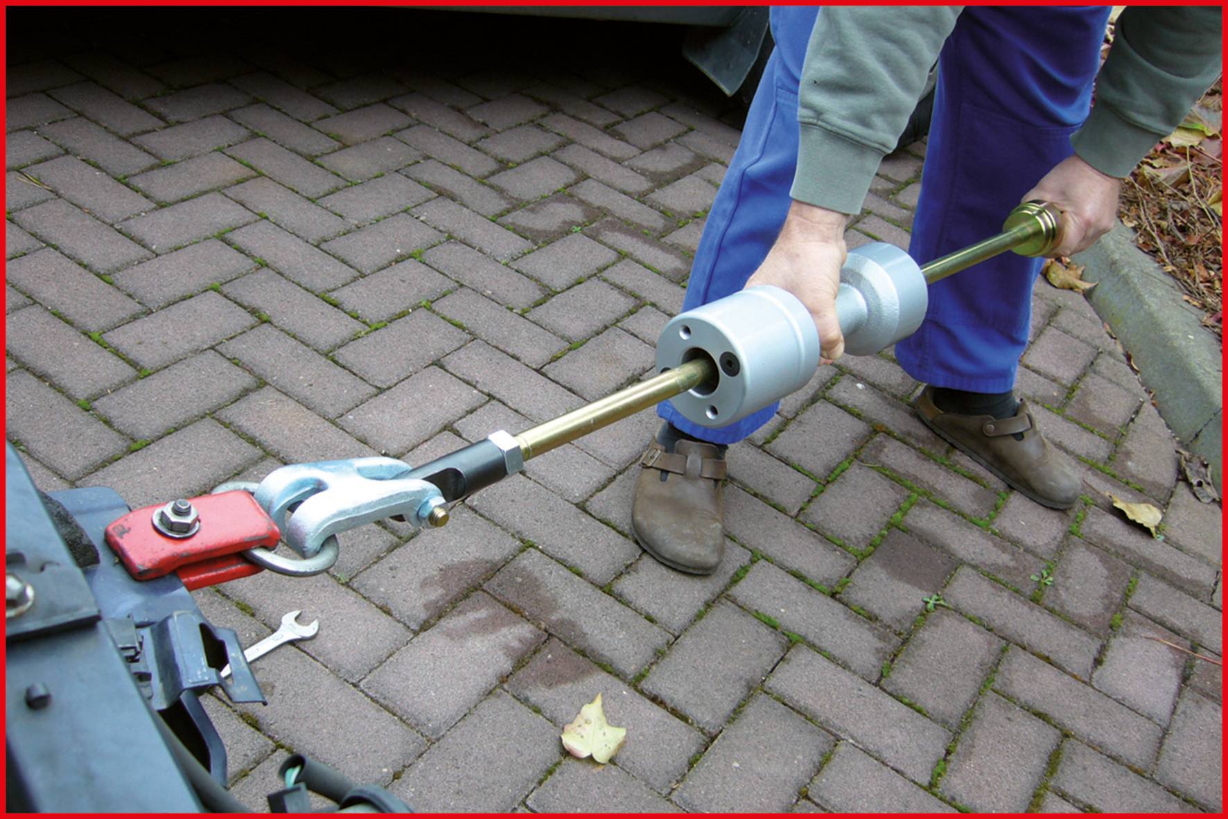 KS Tools 700.1415 Universal-Gleithammer 6 + 3 kg, 850mm