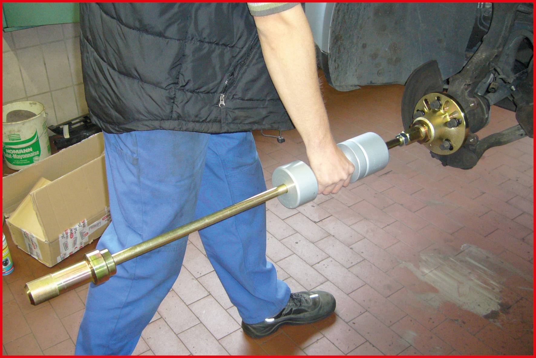 KS Tools 700.1415 Universal-Gleithammer 6 + 3 kg, 850mm