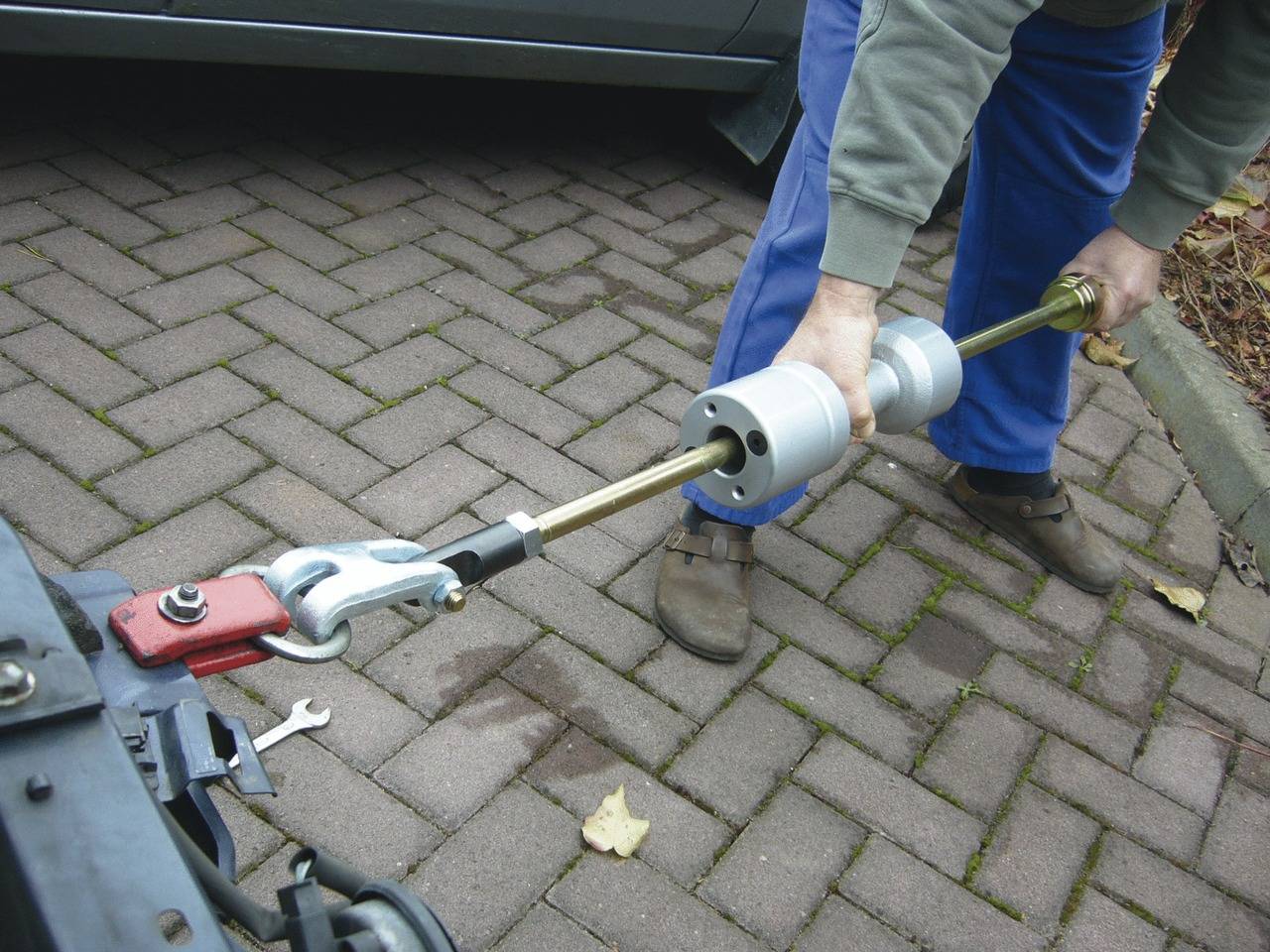 KS Tools 700.1415 Universal-Gleithammer 6 + 3 kg, 850mm