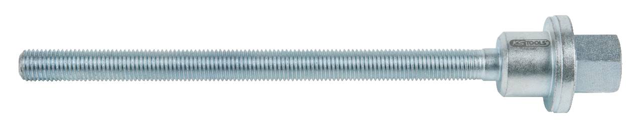 Metallischer Gewindestift mit Rändelkappe und langem Schaft, geeignet für mechanische Befestigungen.