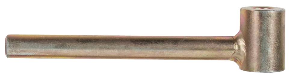 Metallschlüssel mit rundem Griff und zylindrischem Ende, für Steckschrauben oder Bolzen verwendet.