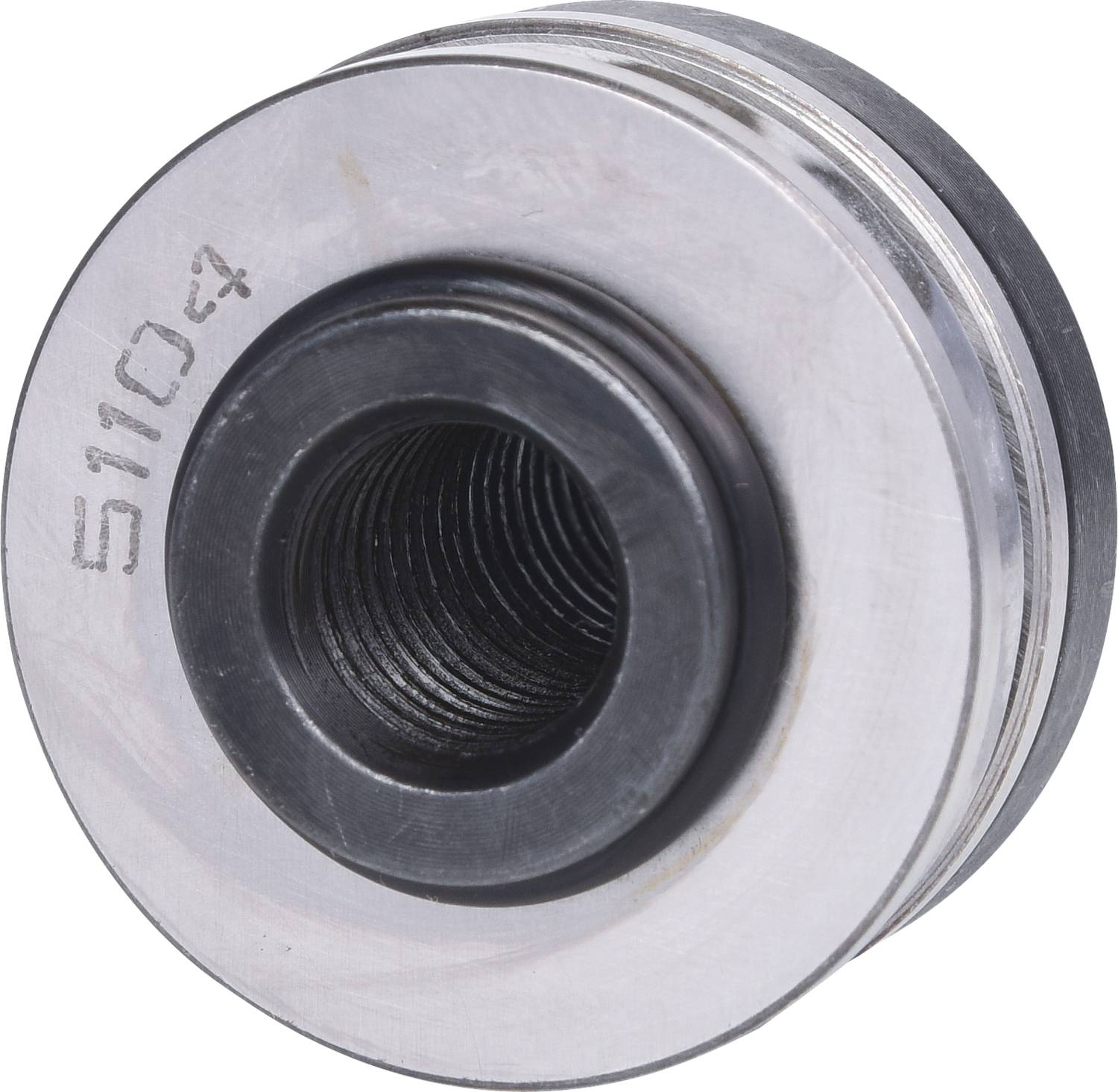 Metalllisches Lager mit aufgedruckter Nummer '51104', zylindrische Form und zentralem Gewinde.