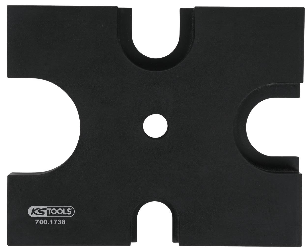 KS Tools Universal Prismenplatte Ø 40,0 / 63,0 / 75,0 / 80mm 700.1738