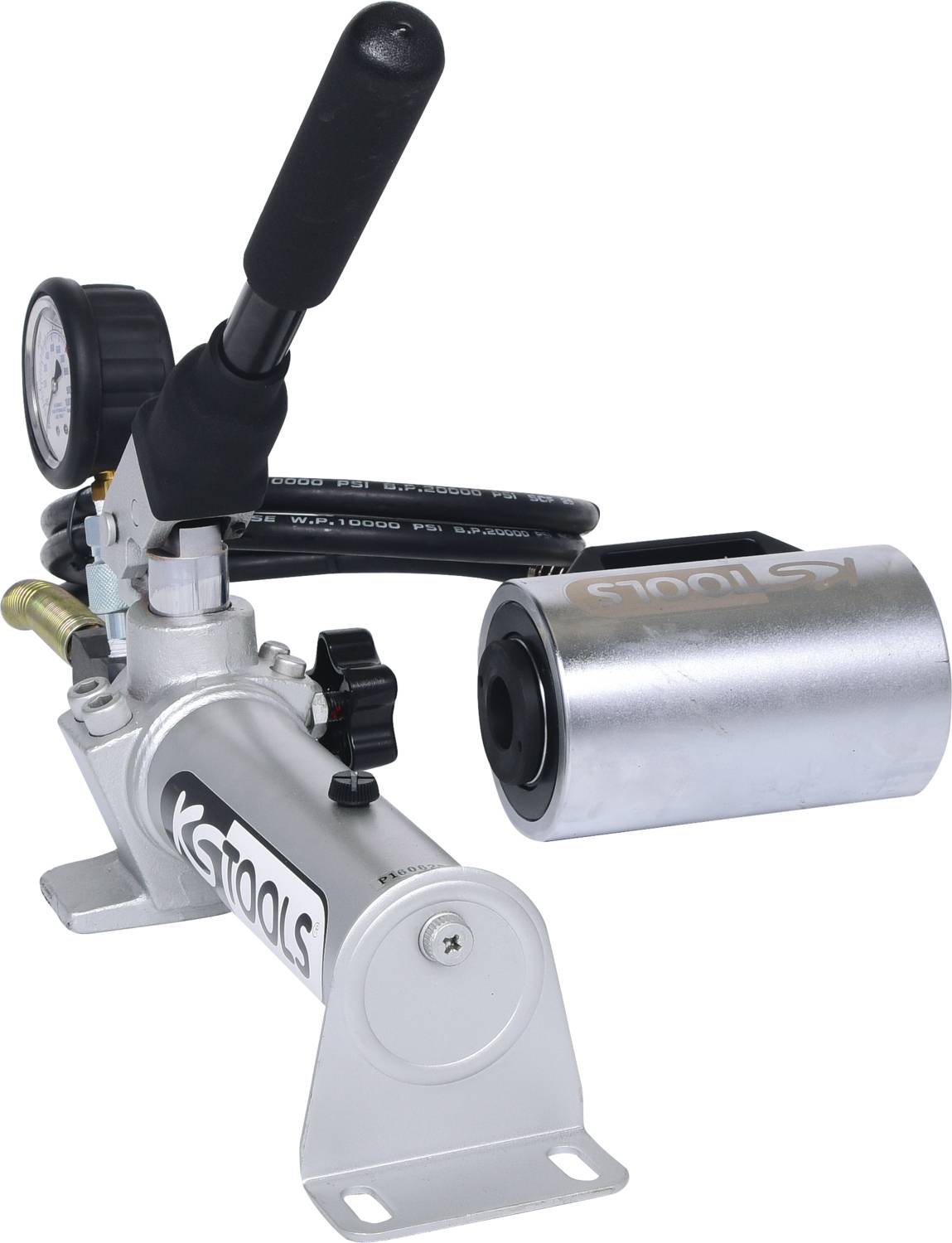 KS Tools Hydraulik-Zug- und Druckeinheit, 4-tlg 700.1790