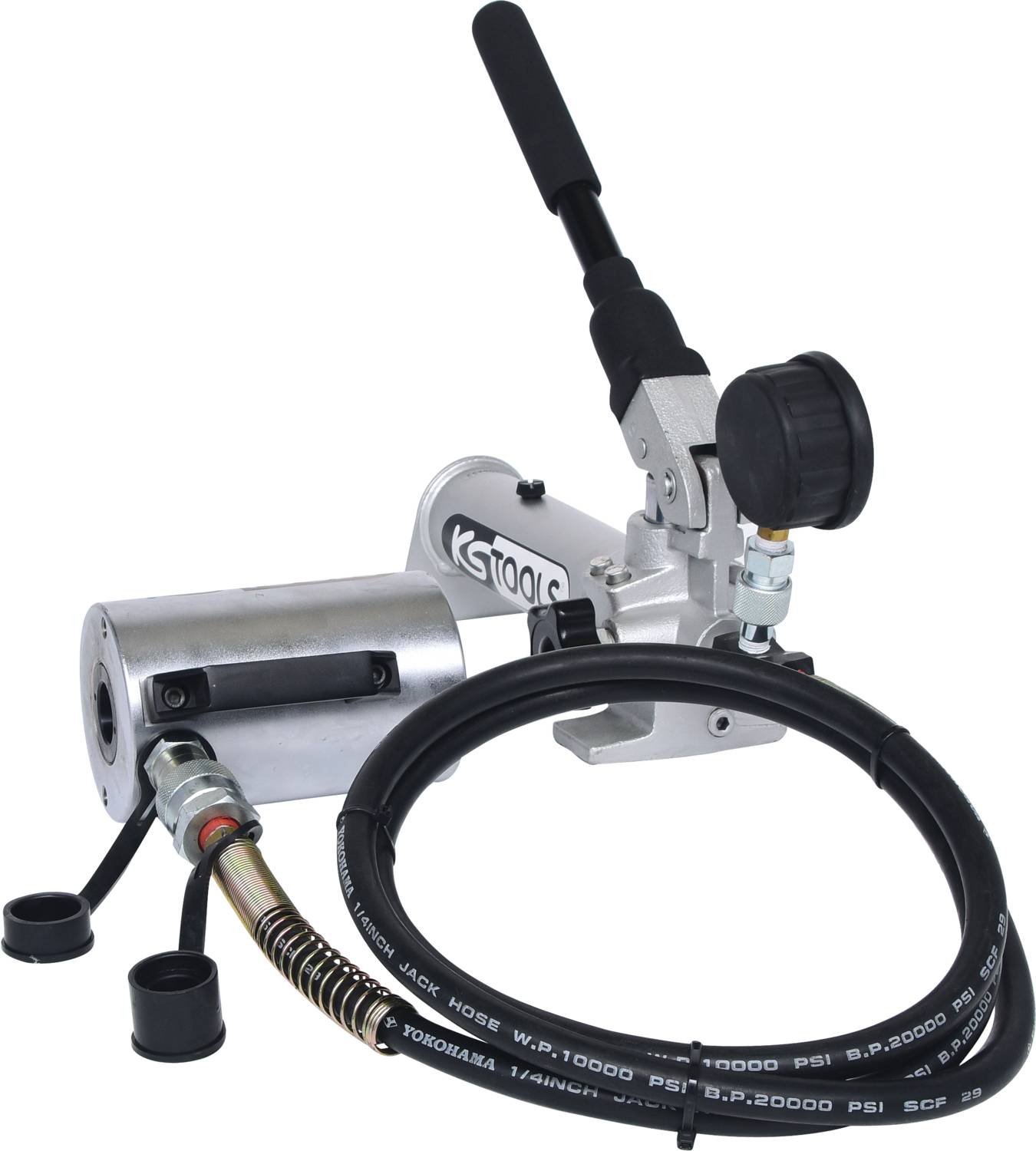 KS Tools Hydraulik-Zug- und Druckeinheit, 4-tlg 700.1790