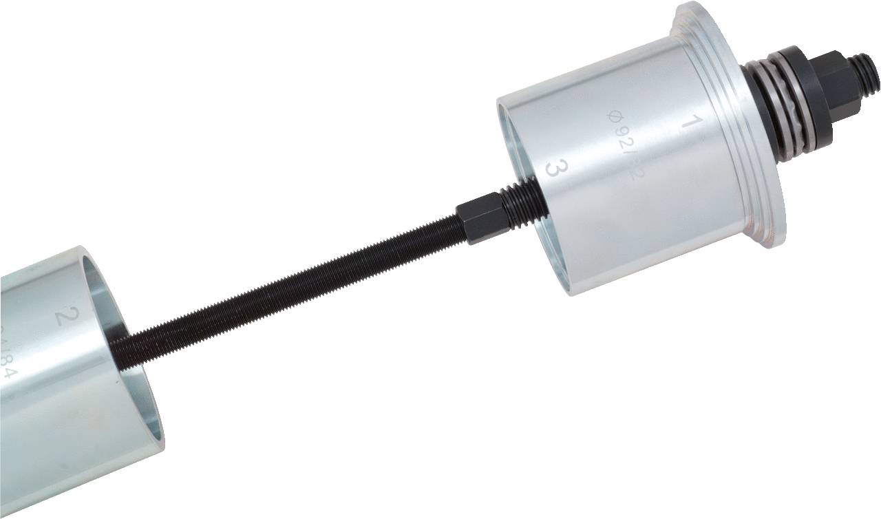 KS Tools Druck- und Zughülsen-Satz, in Kunststoffkoffer, 22-tlg 700.1800