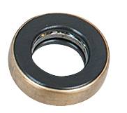 Wellendichtring aus Metall und Gummi, zylindrische Form, häufig für Dichtungszwecke in Maschinen und Fahrzeugen verwendet.