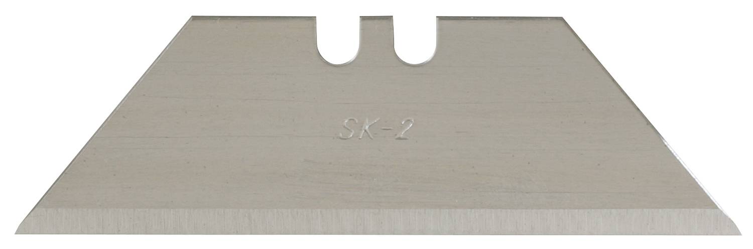 Klingen in Trapezform, silberfarben, mit zwei Aussparungen oben. Aufschrift 'SK-2' in der Mitte.