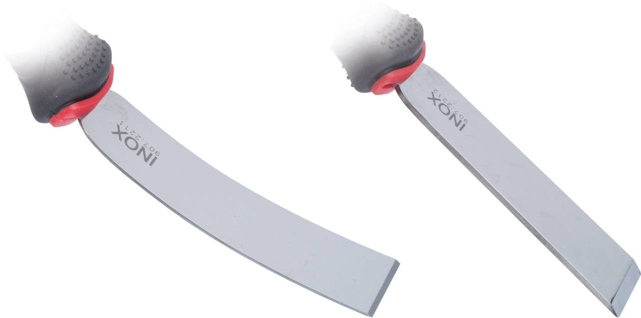 KS Tools EDELSTAHL Schabmeißel-Satz, 4-tlg 907.2210