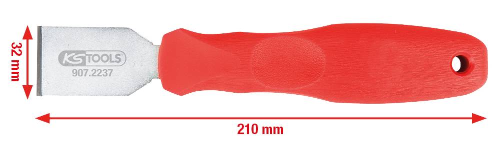 KS Tools Hartmetall-Schaber, 32x210mm 907.2237