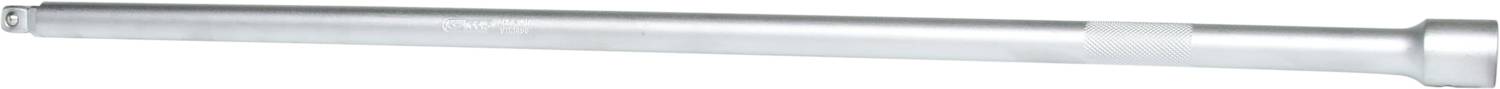 Metallrohr, horizontal ausgerichtet, mit glatter, glänzender Oberfläche.