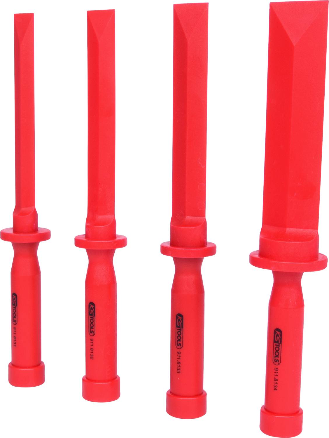 KS Tools Schonmeißel-Satz, 4-tlg, 19-38mm 911.8130