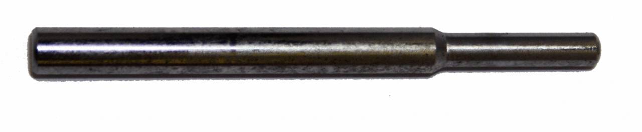 Metallstab, zylindrisch und glänzend, liegt horizontal. Hauptsächlich für technische oder industrielle Anwendungen geeignet.