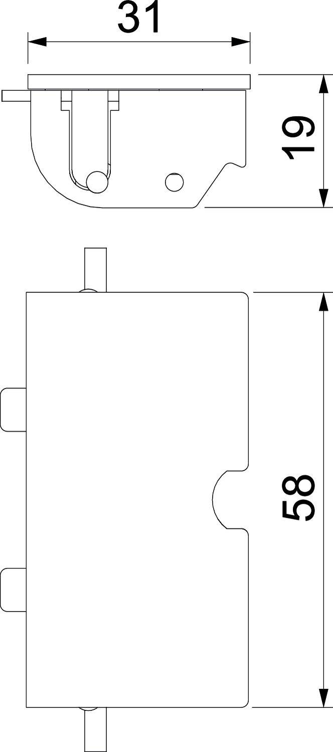 OBO Bettermann 7368425 Schnurauslass Schnurauslass 1St.