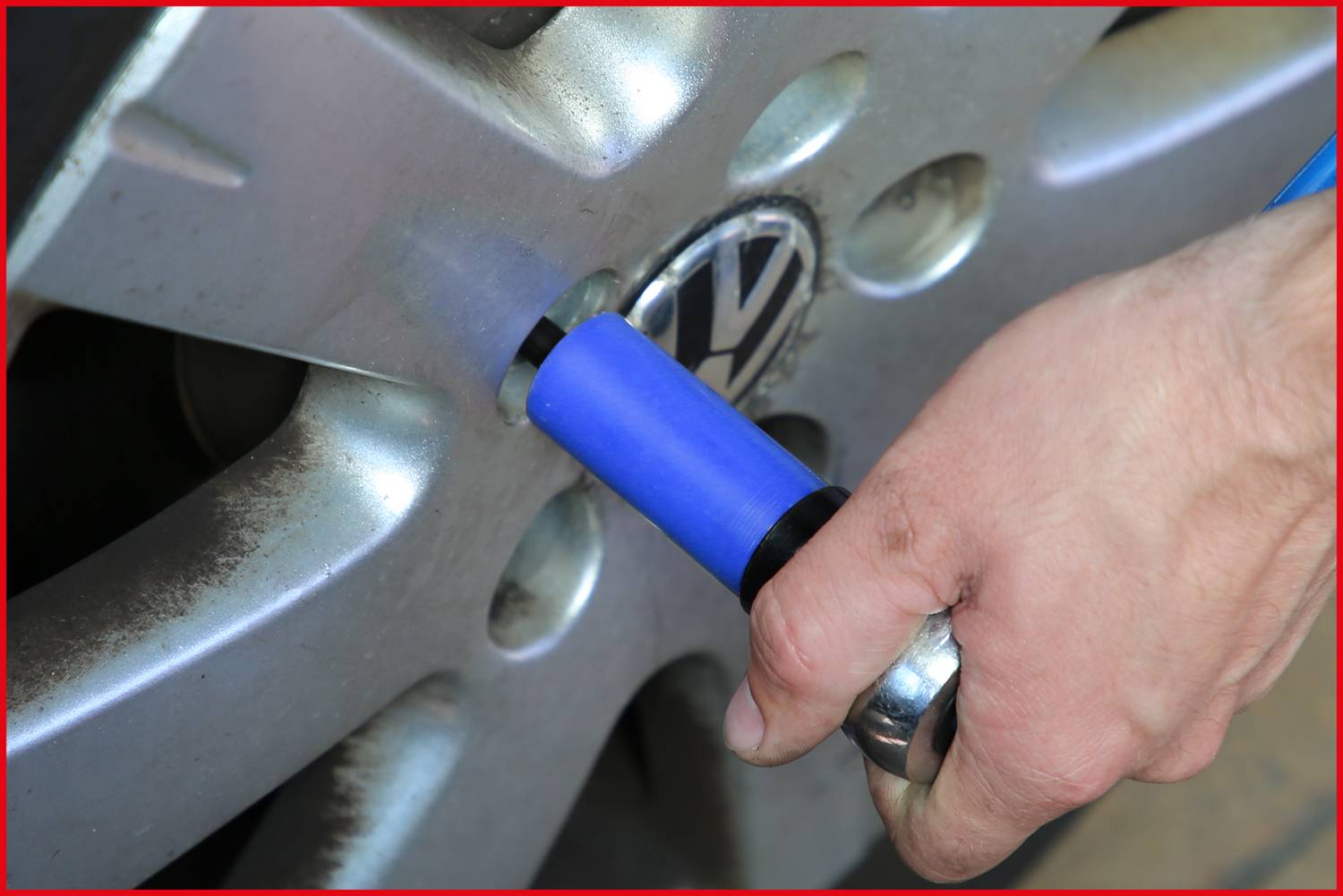 Felgenschloss-Ausbohr-Satz, 16-tlg KS Tools 913.1484