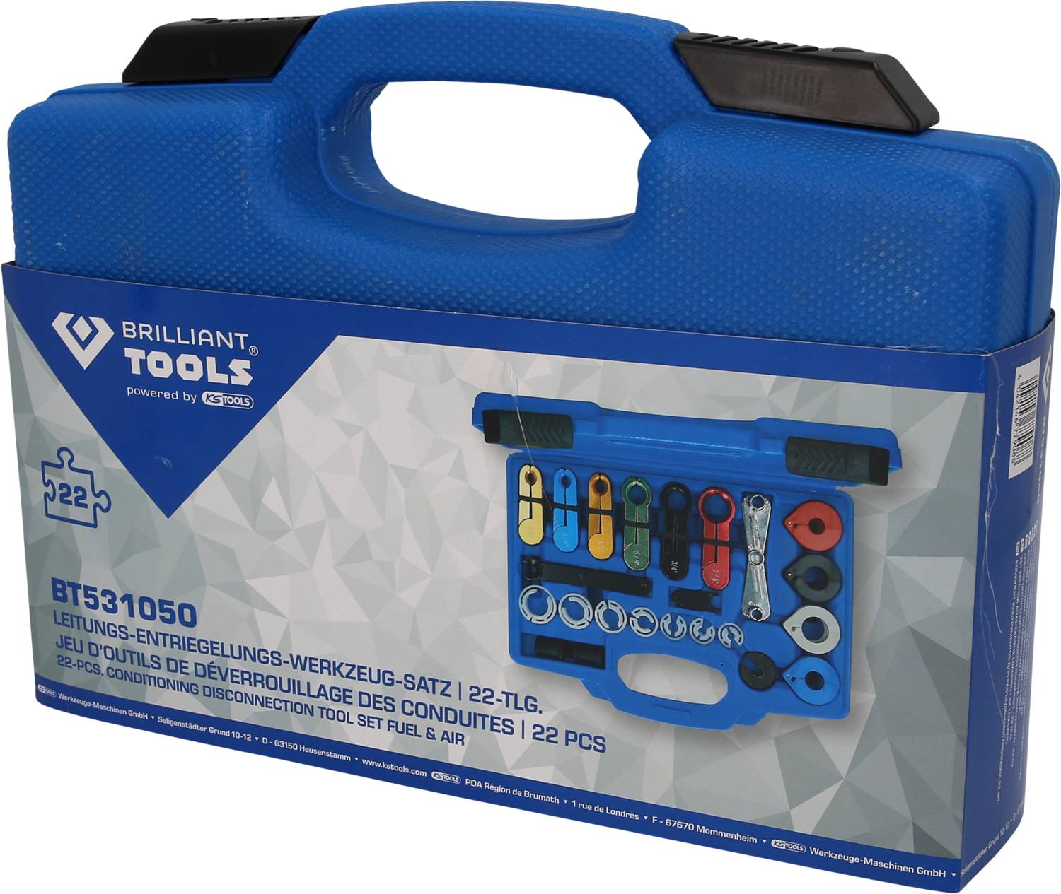 Brilliant Tools BT531050 Leitungs-Entriegelungs-Werkzeug-Satz, 22-tlg
