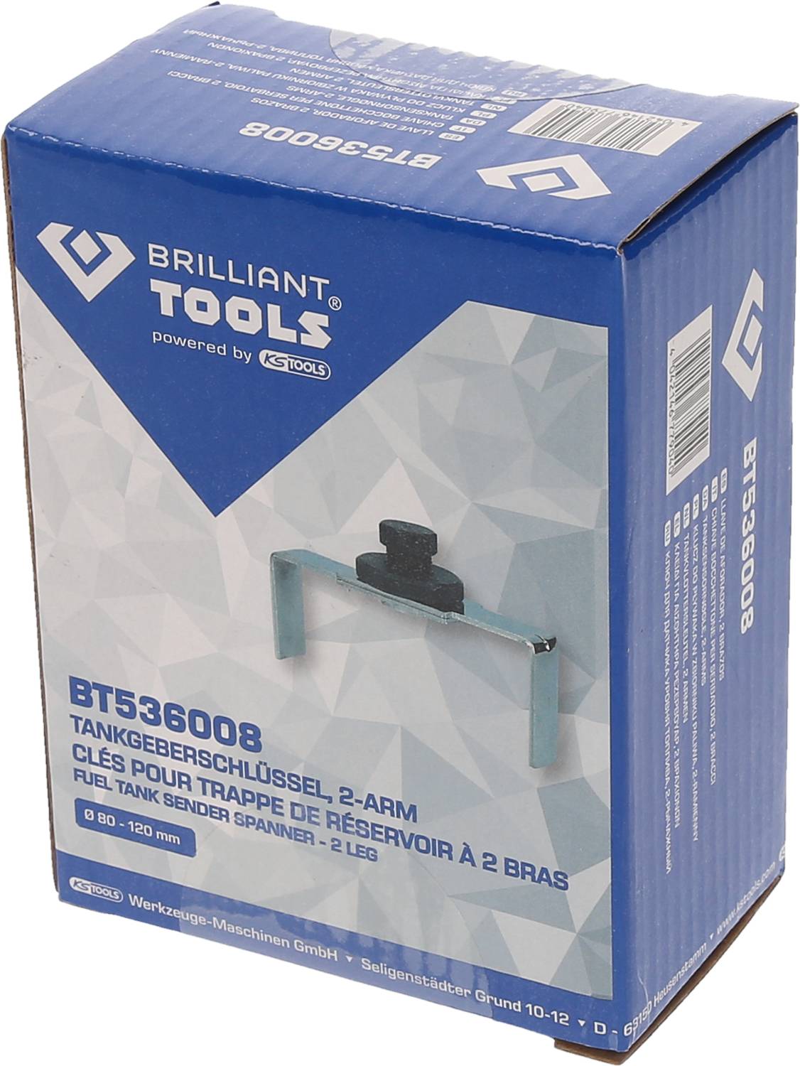 Brilliant Tools BT536008 Tankgeberschlüssel, 2-Arm