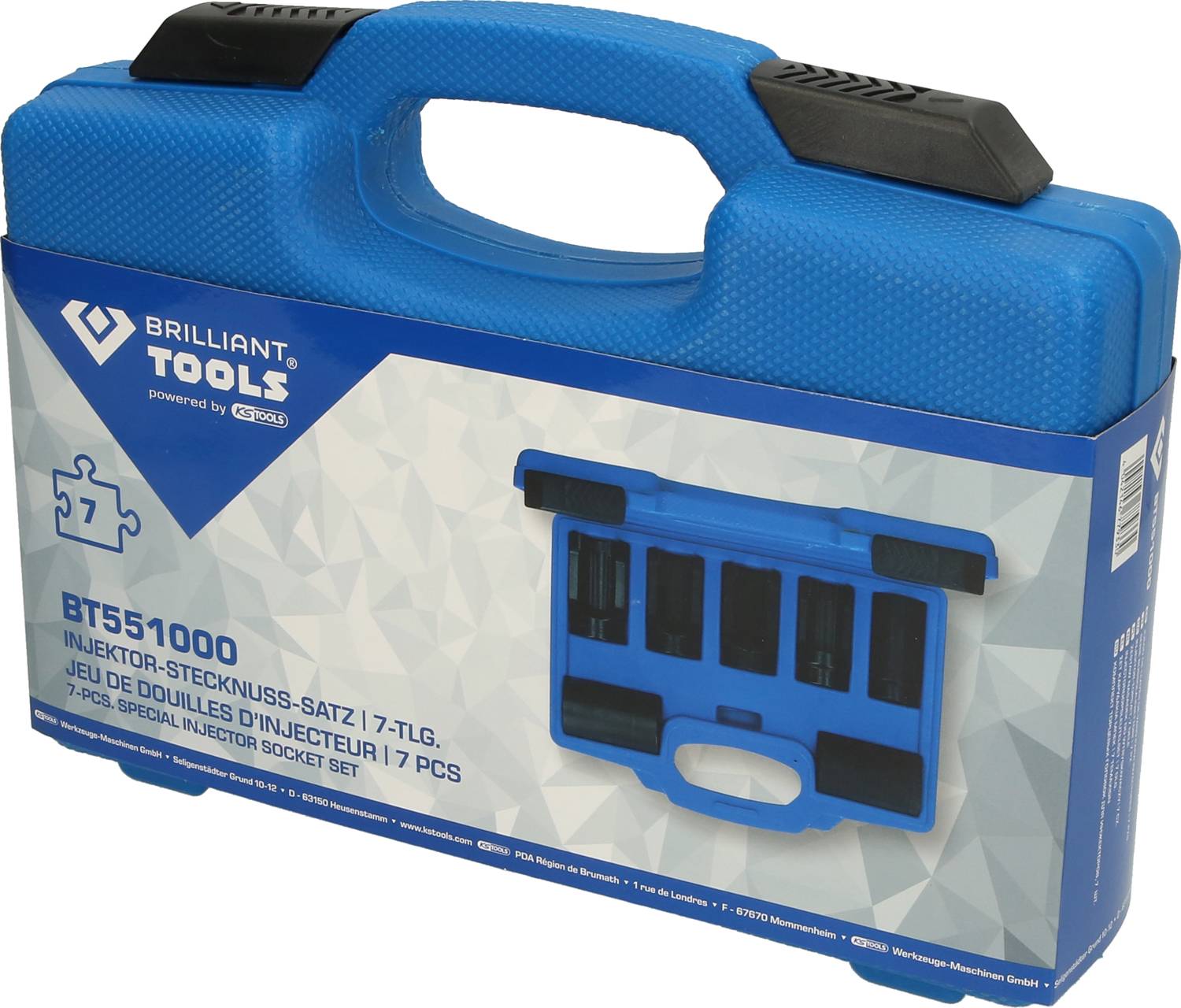 Brilliant Tools BT551000 Injektor-Stecknuss-Satz, 7-tlg