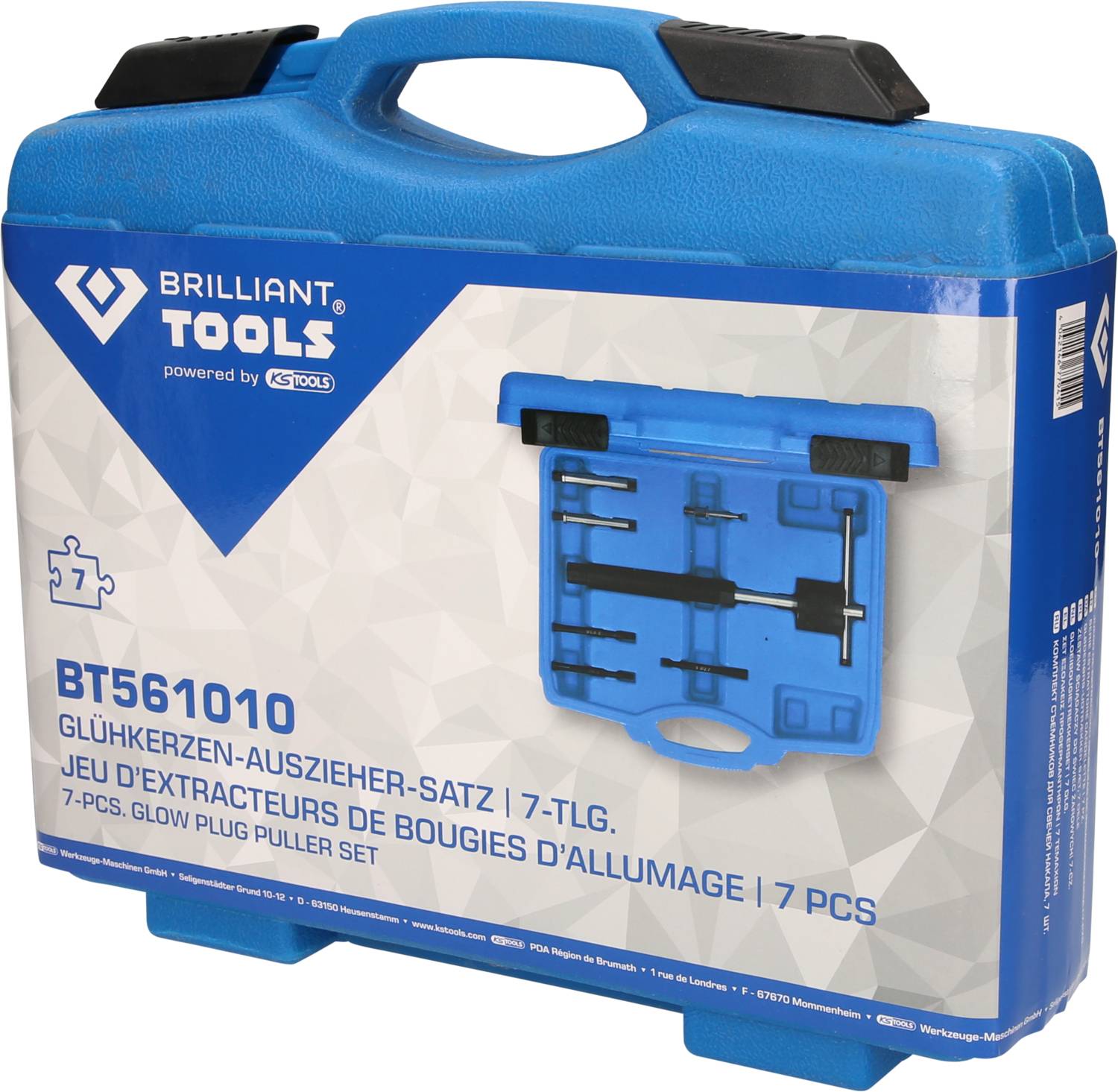 Brilliant Tools BT561010 Glühkerzen-Werkzeug-Satz, 7-tlg