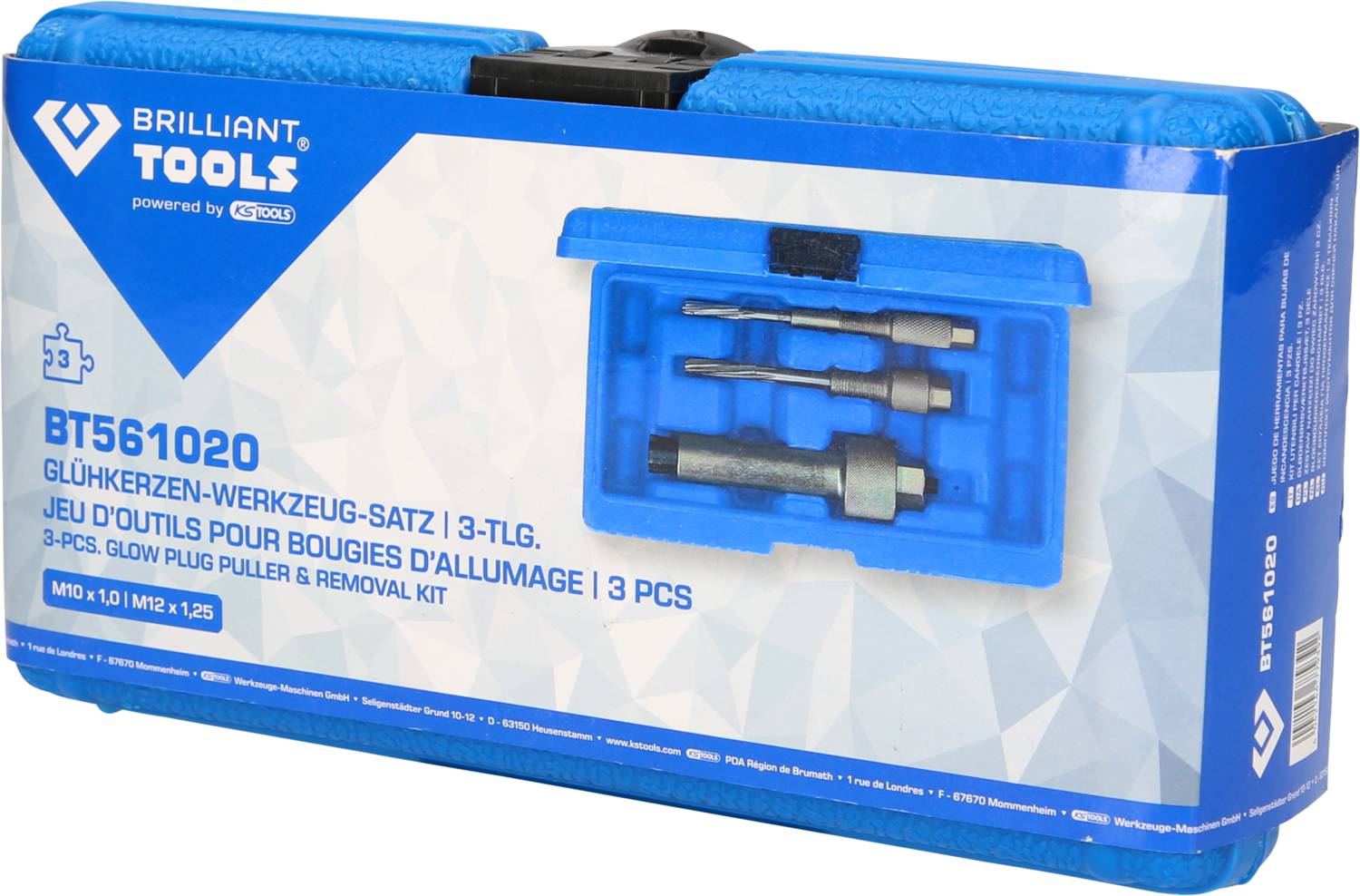 Brilliant Tools BT561020 Glühkerzen-Werkzeug-Satz, 3-tlg