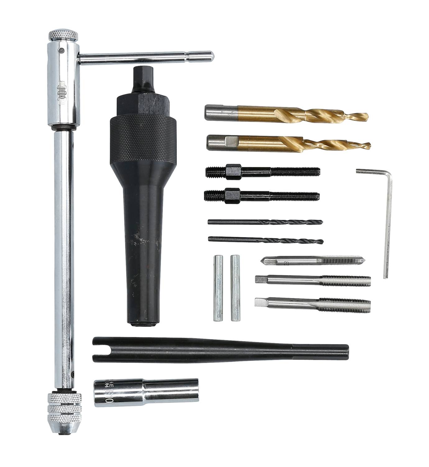Brilliant Tools BT561030 Glühkerzen-Ausbau- und Gewinde-Reparatur-Satz, 16-tlg