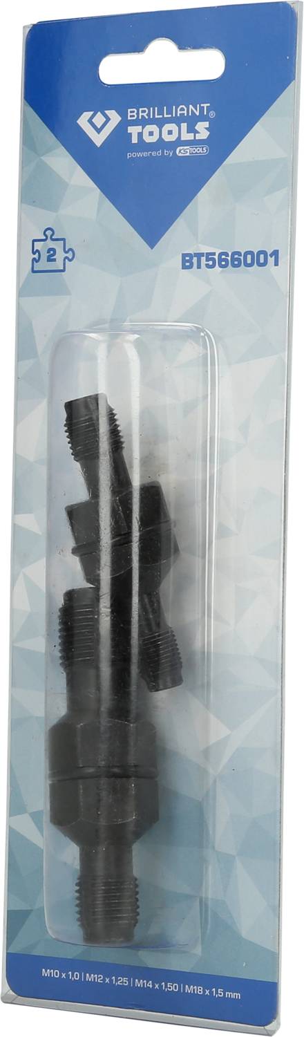 Brilliant Tools BT566001 Reparaturwerkzeug-Satz für Zündkerzengewinde, 2-tlg