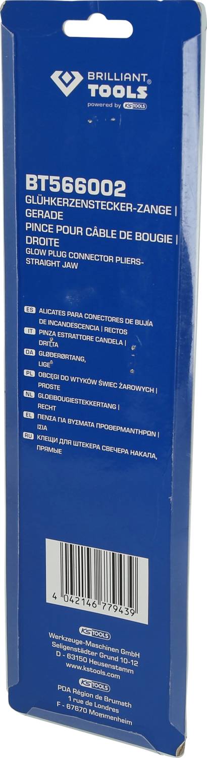 Brilliant Tools BT566002 Glühkerzenstecker-Zange, gerade