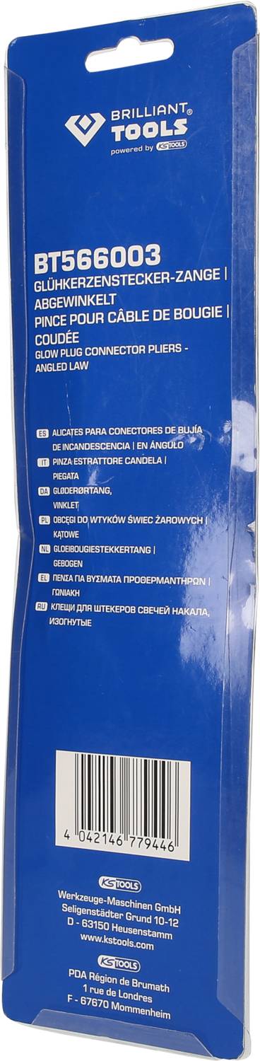 Brilliant Tools BT566003 Glühkerzenstecker-Zange, abgewinkelt